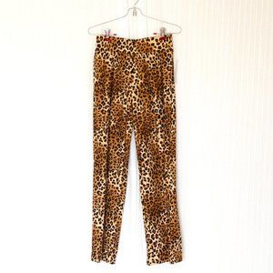 Joe Benbasset Leopard Wide leg Pants NWT